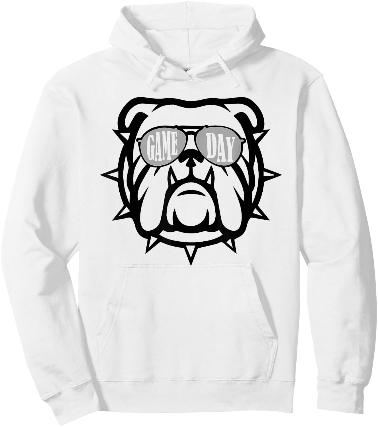 Go Dawgs Funny Bulldogs School Name Women Kids Hoodie - Hoodie | White