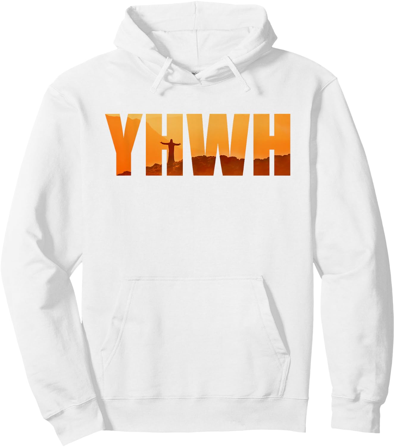 YHWH – Tetragrammaton Hebrew Name of GOD Yahweh Faith Hoodie - Hoodie | White