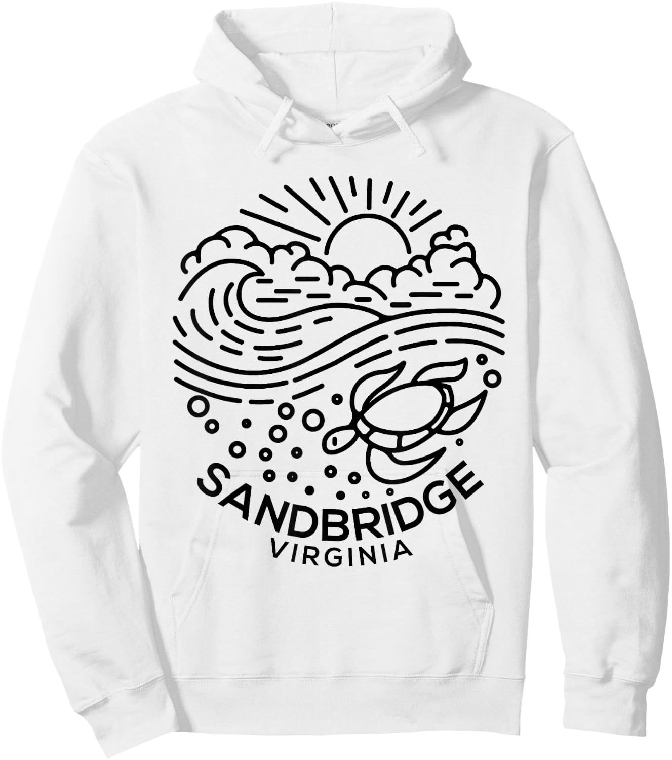 Sandbridge VA Hoodie - Hoodie | White