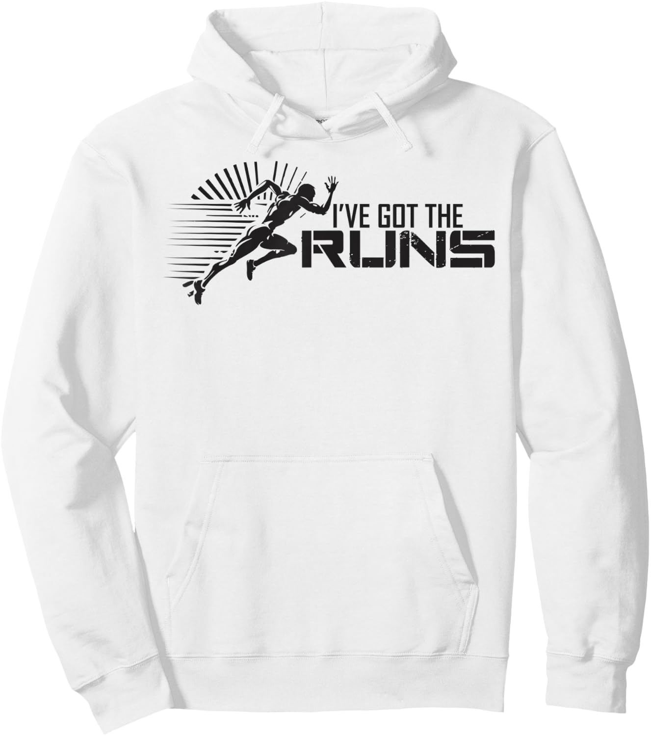 Ive got the Runs cross country marathon runner track running Hoodie - Hoodie | White