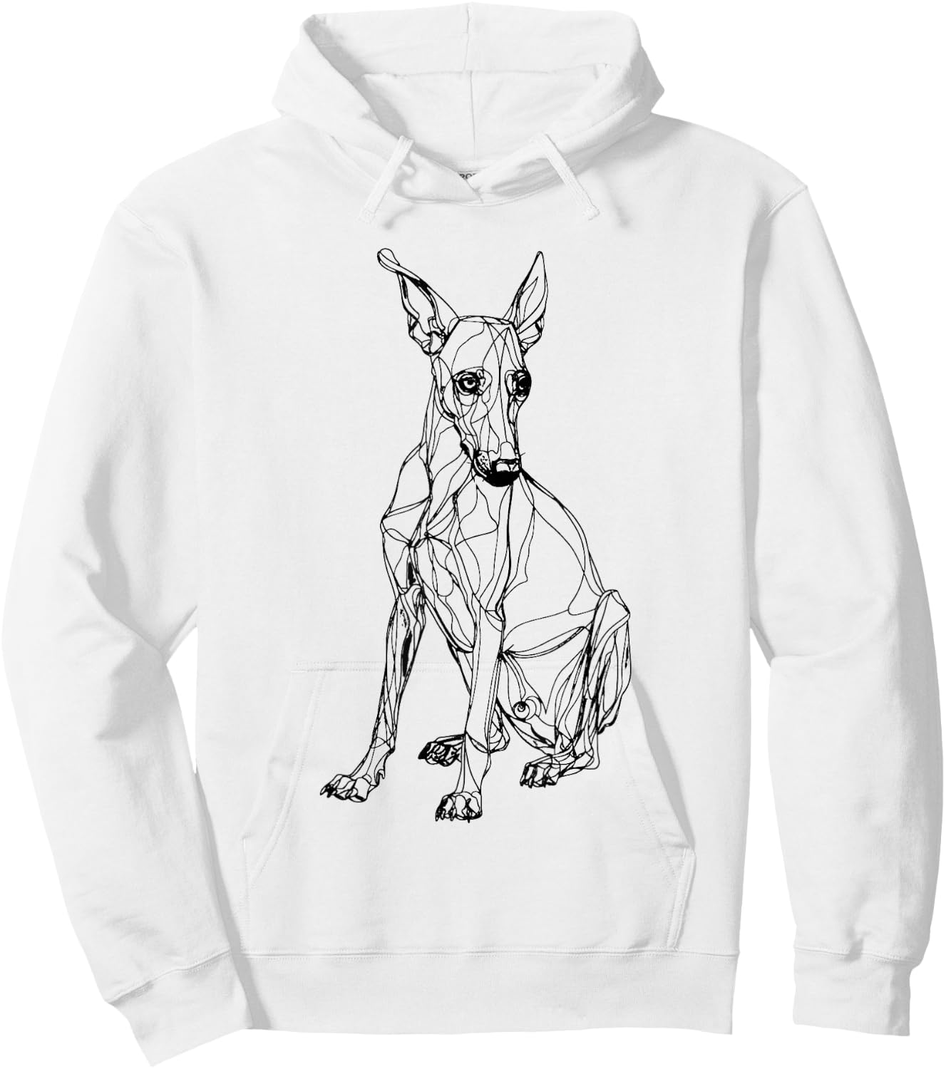 Xoloitzcuintli Xolo Dog Line Art Minimalist Mom Dad Men Women Kids Hoodie - Hoodie | White