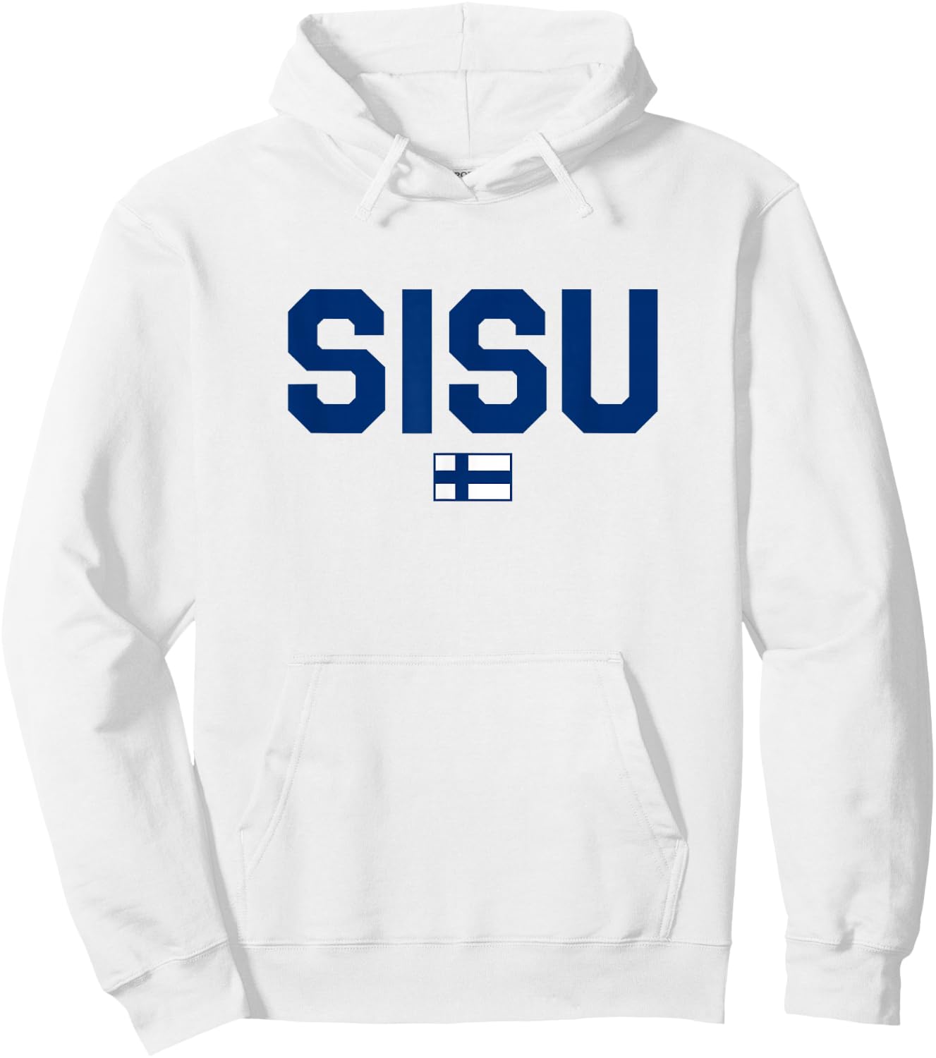 Sisu Finland gift Finnish funny Finland friend Hoodie - Hoodie | White