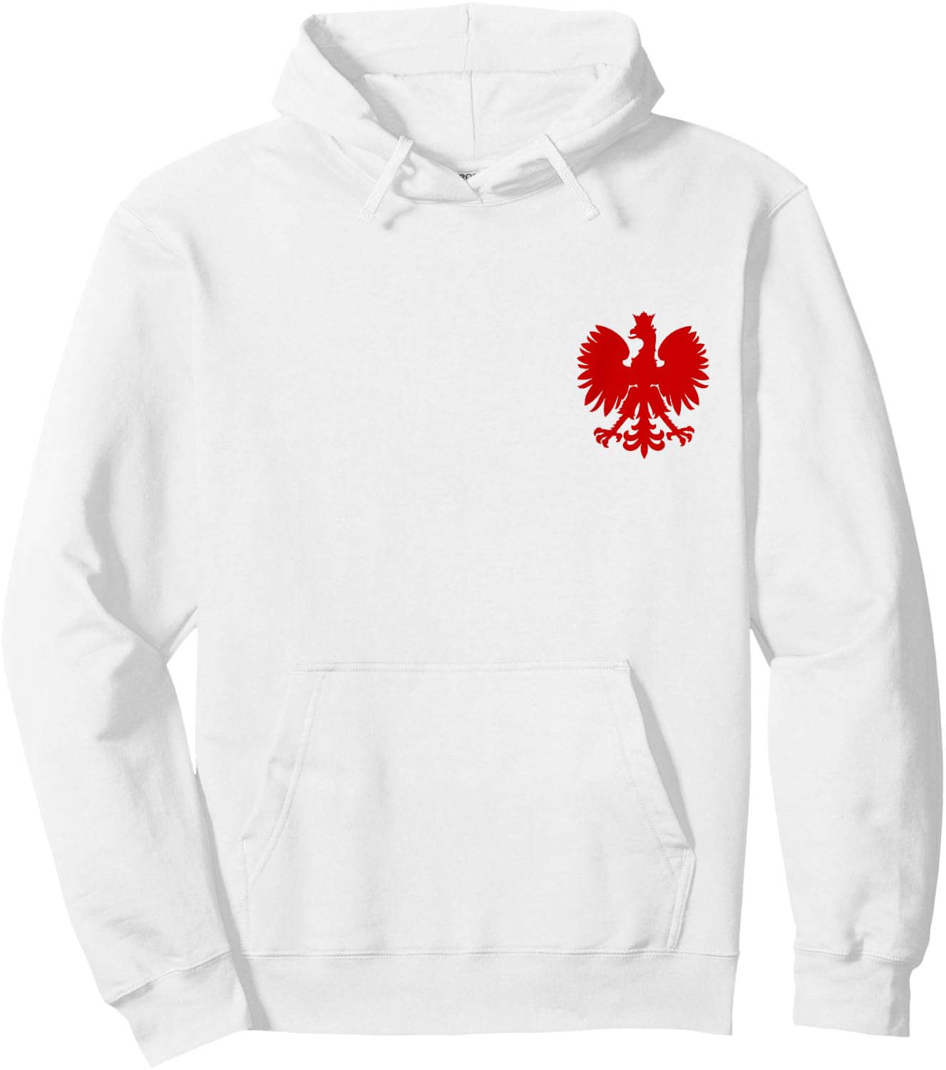 Poland Flag Pride Eagle Polish Roots Polska Hoodie - Hoodie | White