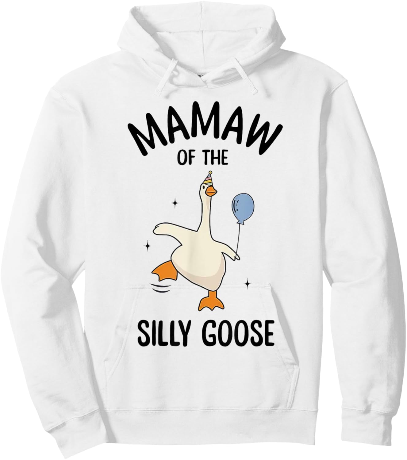 Mamaw Of The Silly Goose First Birthday Family Matching Hoodie - Hoodie | White
