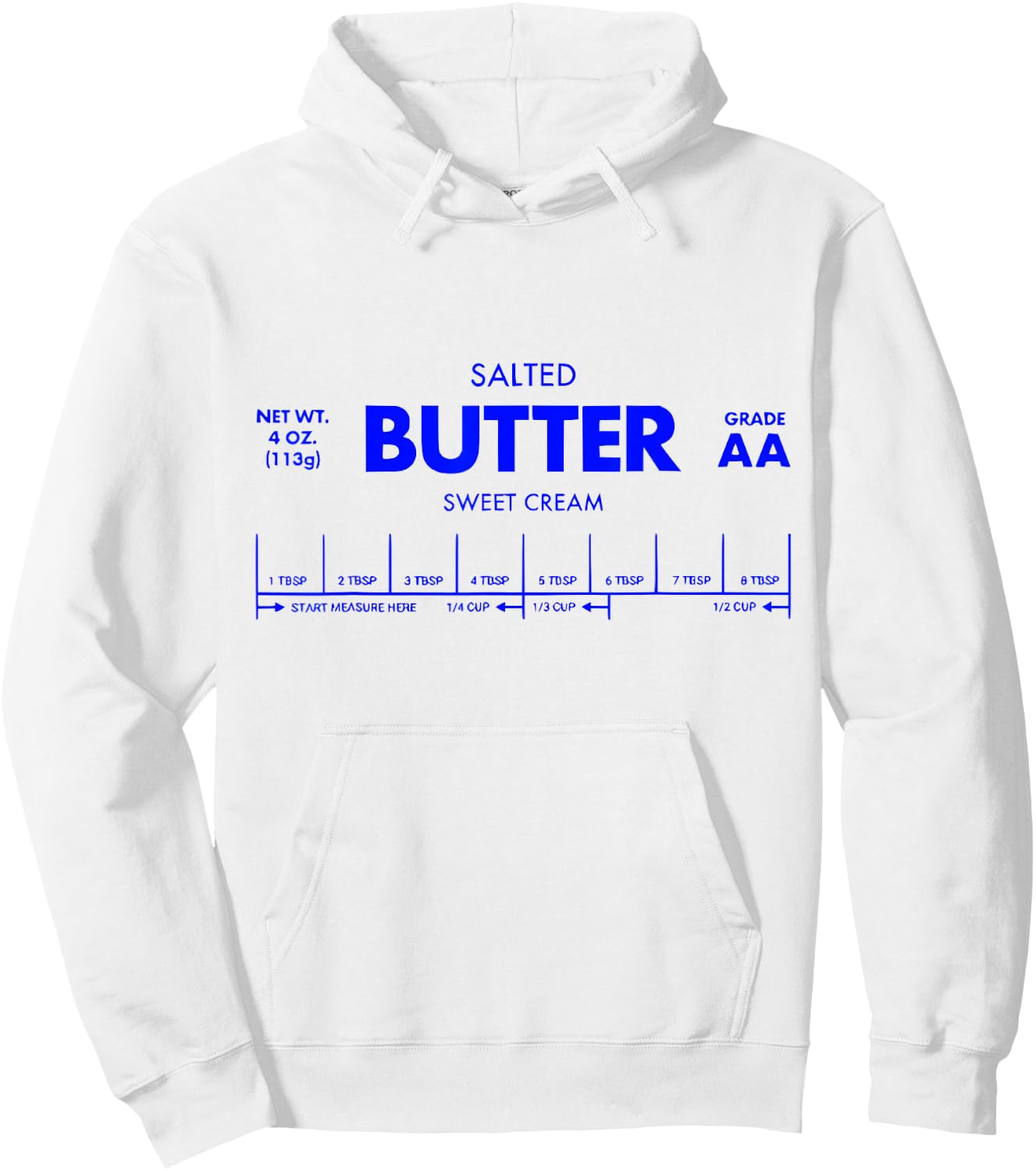 Butter Stick - Funny Salted Butter Baking Gifts Hoodie - Hoodie | White