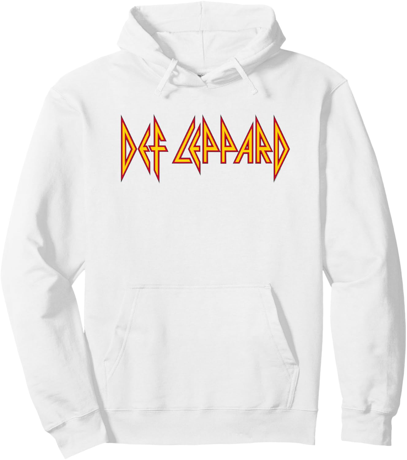 Def Leppard - Classic Logo Hoodie - Hoodie | White