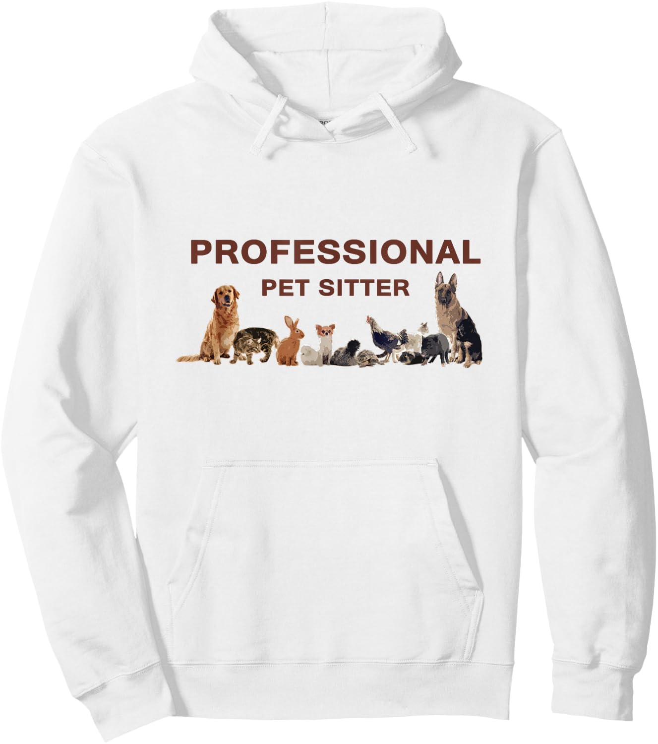 Professional Pet Sitter for Pet Sitting Hoodie - Hoodie | White