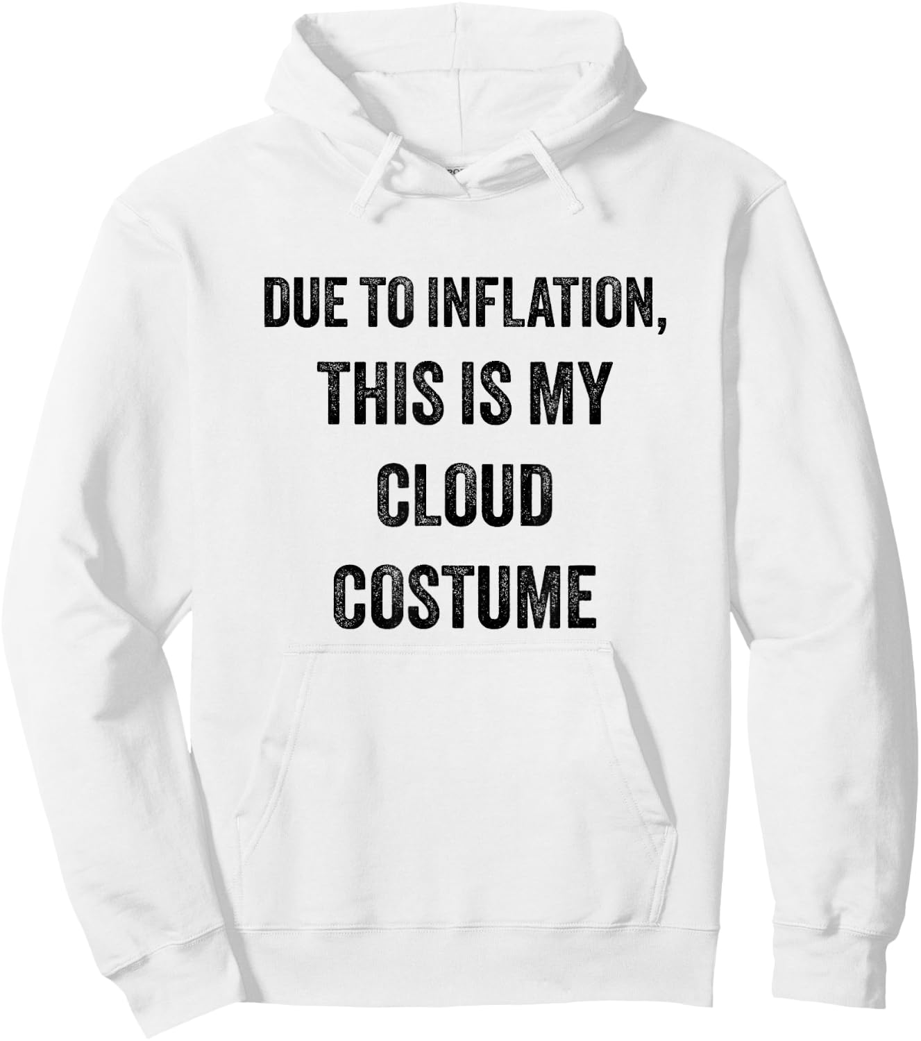 Cloud Halloween Costume Hoodie - Hoodie | White