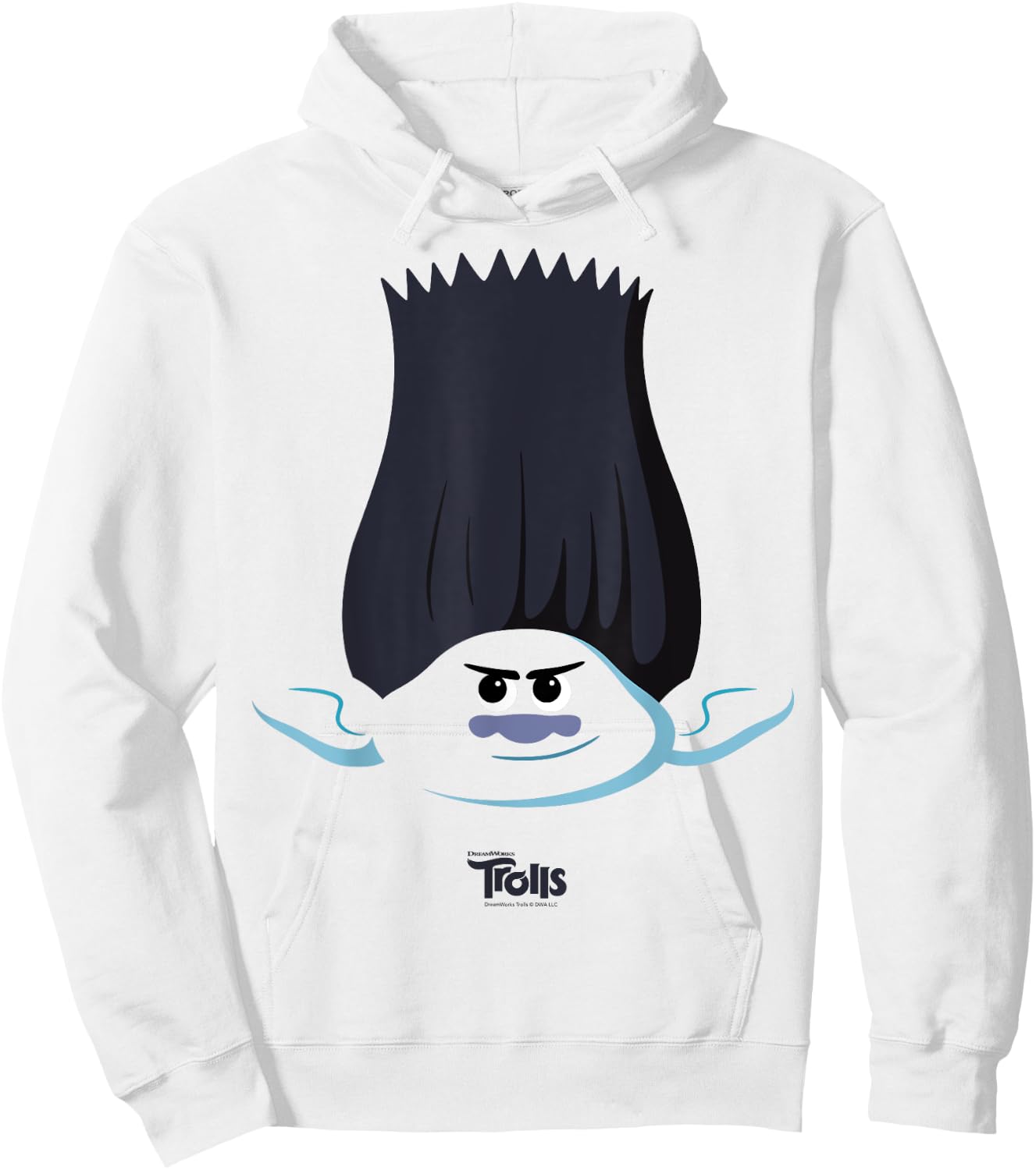 DreamWorks Trolls Branch Big Face Hoodie - Hoodie | White