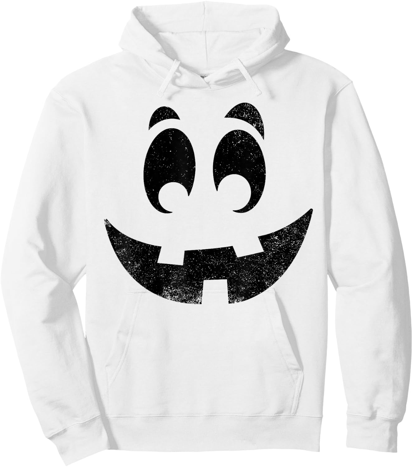 Vintage Jack O Lantern Pumpkin Face Halloween Costume Hoodie - Hoodie | White