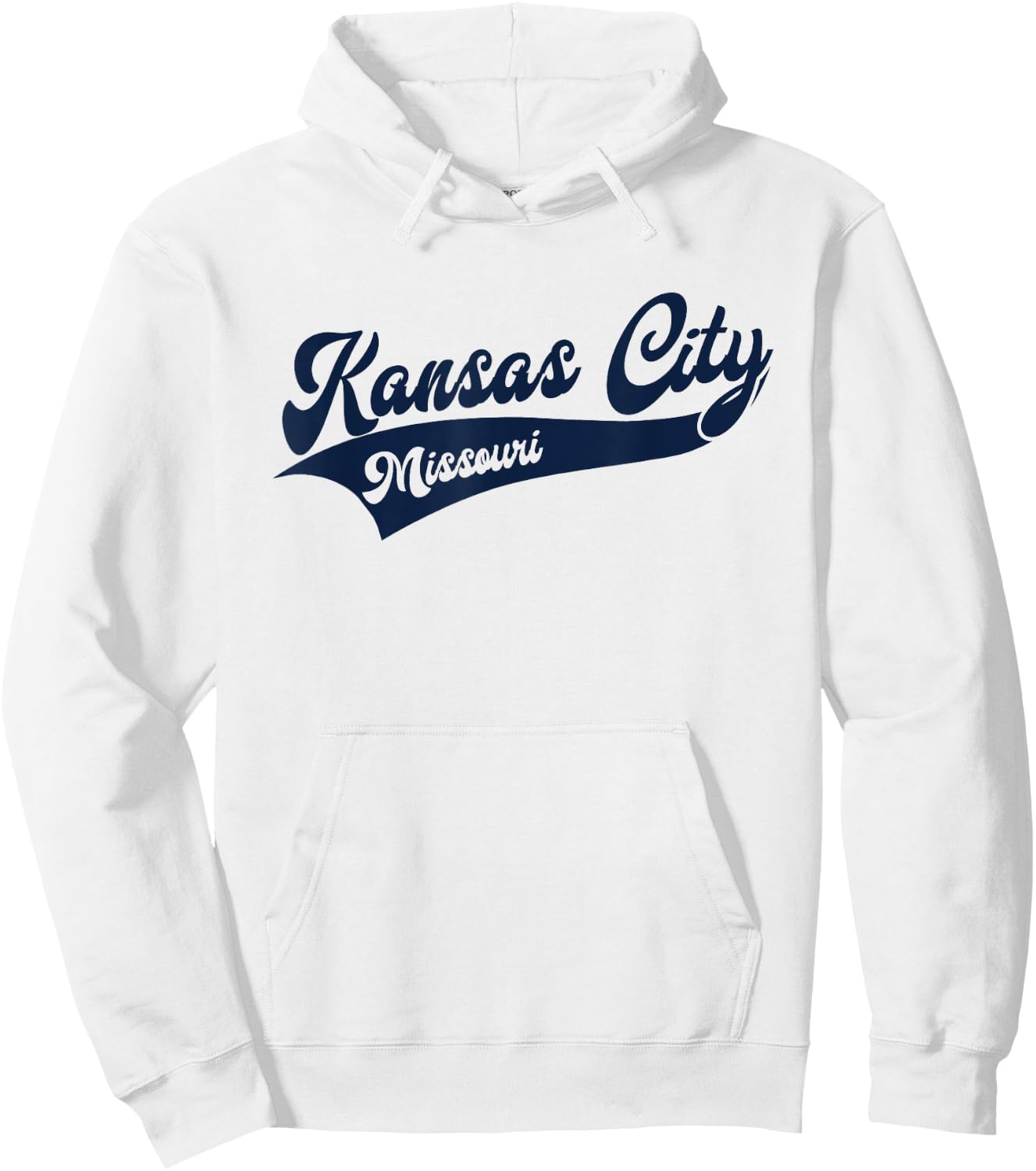 Kansas City - Missouri - Retro / Throwback Design - Classic Hoodie - Hoodie | White