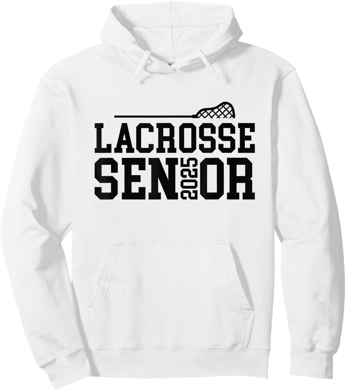 Class of 2025 Lacrosse Senior Night Hoodie - Hoodie | White