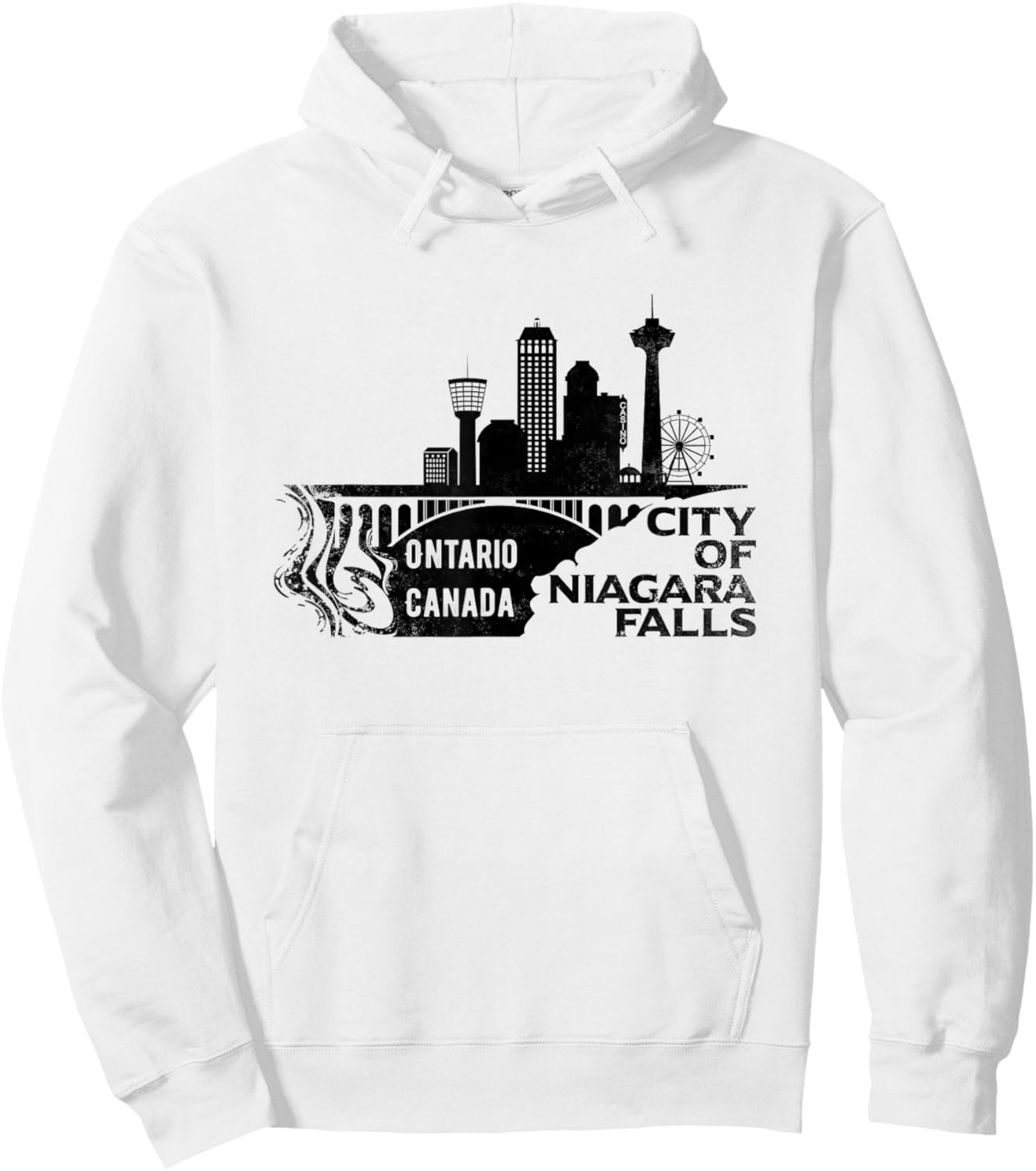 Niagara Falls Souvenir Ontario Canada Hoodie - Hoodie | White