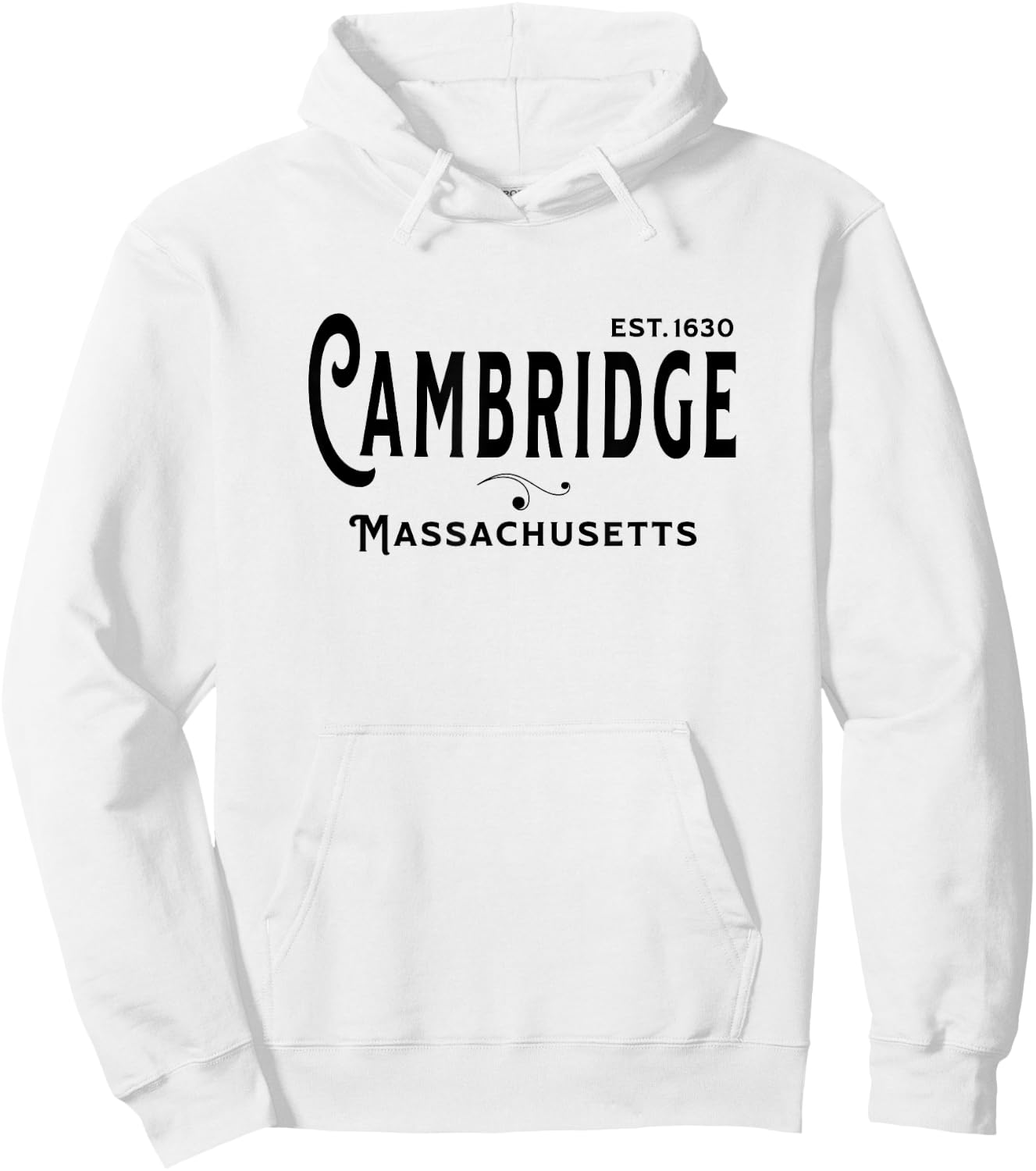 Vintage Merch MA Souvenir Visit Cambridge Massachusetts Hoodie - Hoodie | White