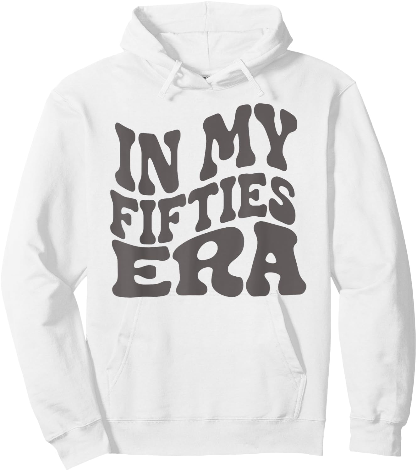 In My Fifties Era Women's Retro Outfit Cute Top Hoodie - Hoodie | White