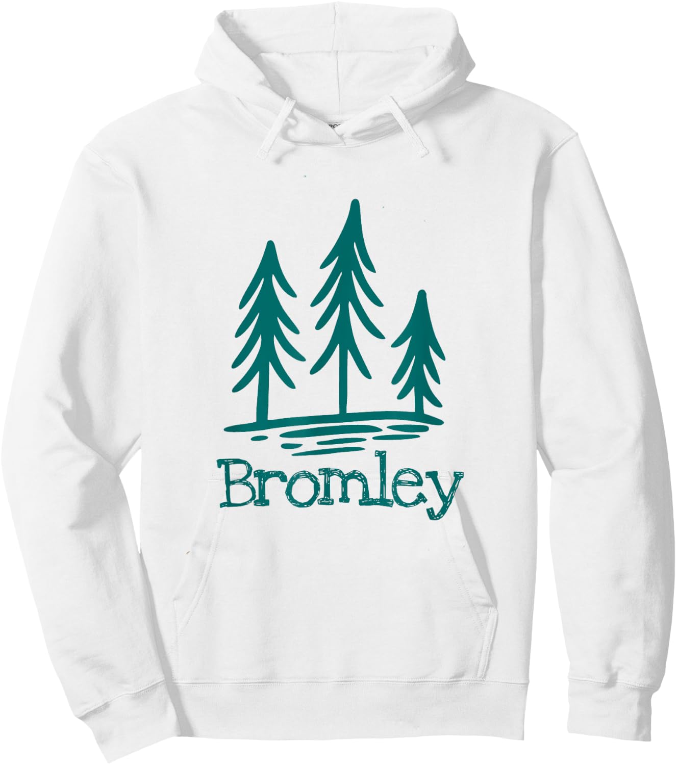 Bromley Mountain Vermont Rustic Trees Woods Forest Camping Hoodie - Hoodie | White