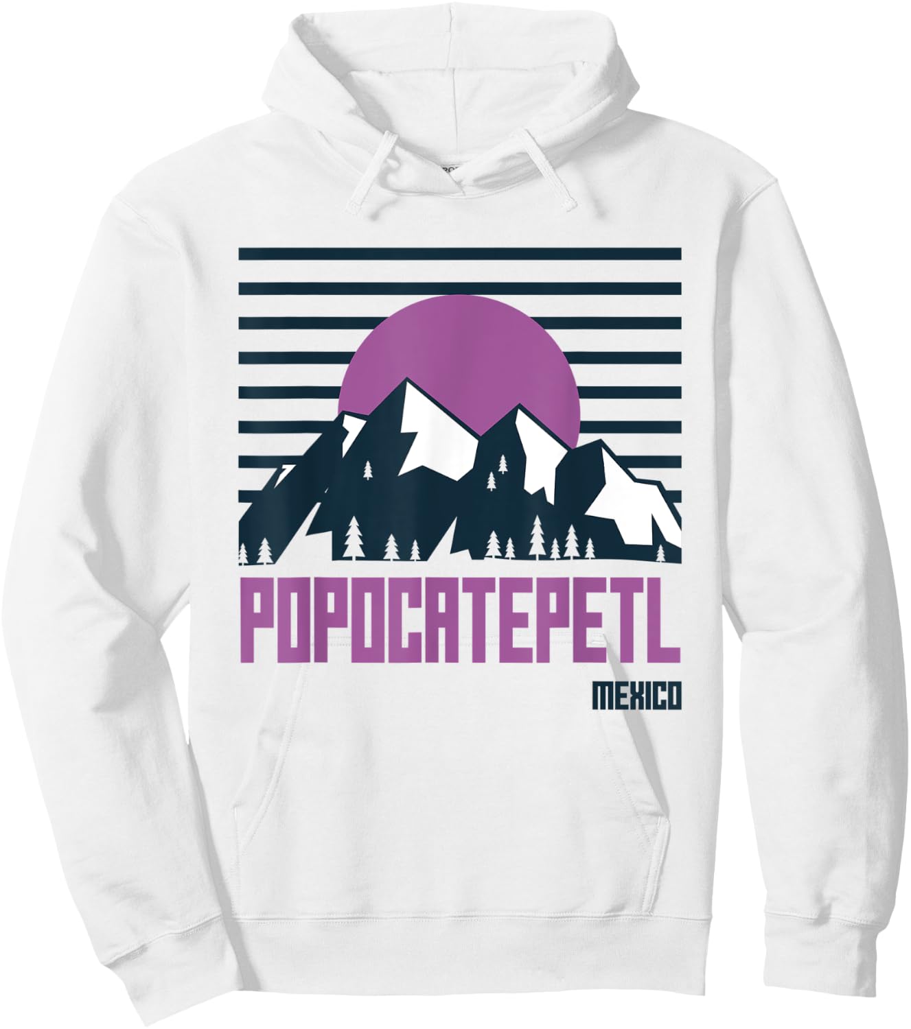 Popocatepetl Mountains Mexico Hiking Outdoors Hoodie - Hoodie | White