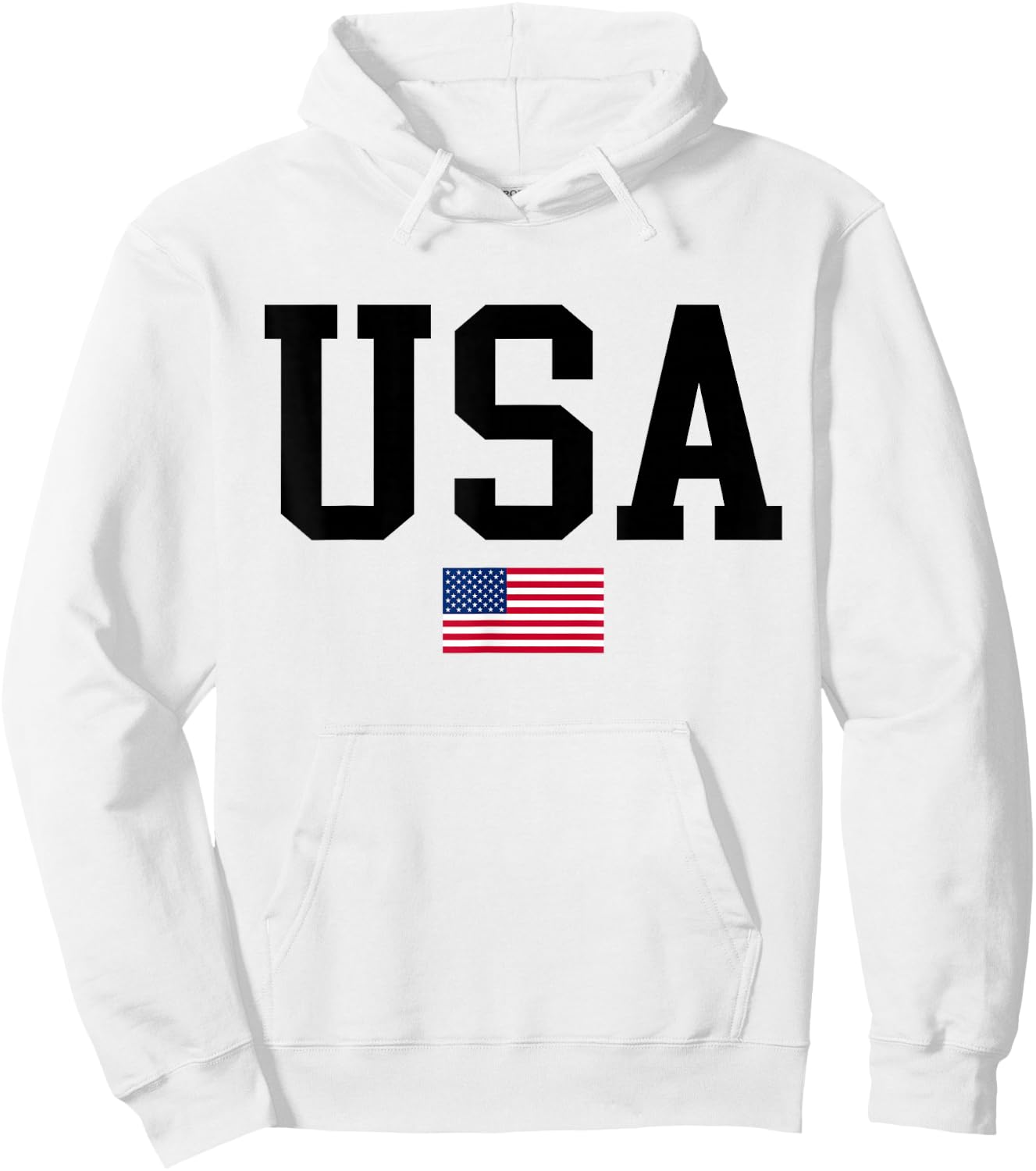 American Flag Independence Day, USA Women Men Kids Hoodie - Hoodie | White