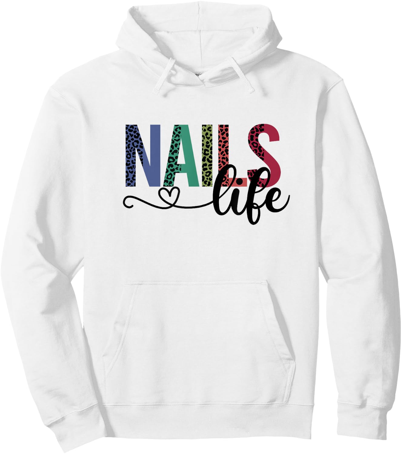 Nails Life Nail Technician Nail Tech Hoodie - Hoodie | White