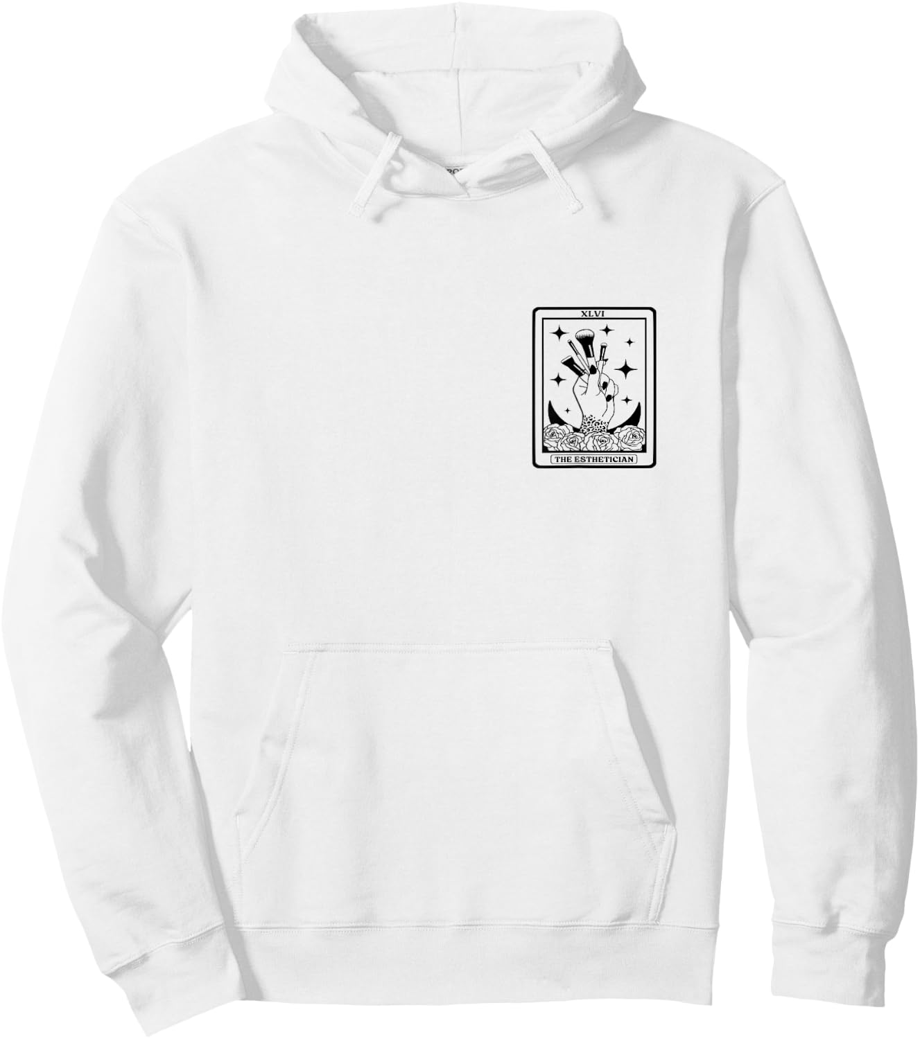 The Esthetician Tarot Card The Esthetician Hoodie - Hoodie | White