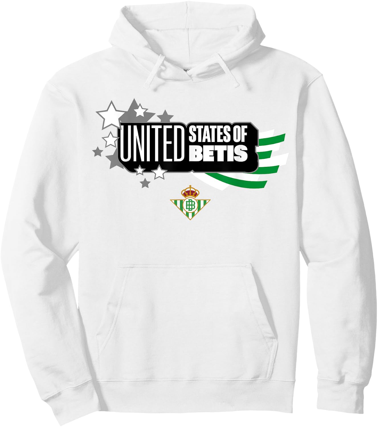Real Betis sports exclusive collection. Hoodie - Hoodie | White