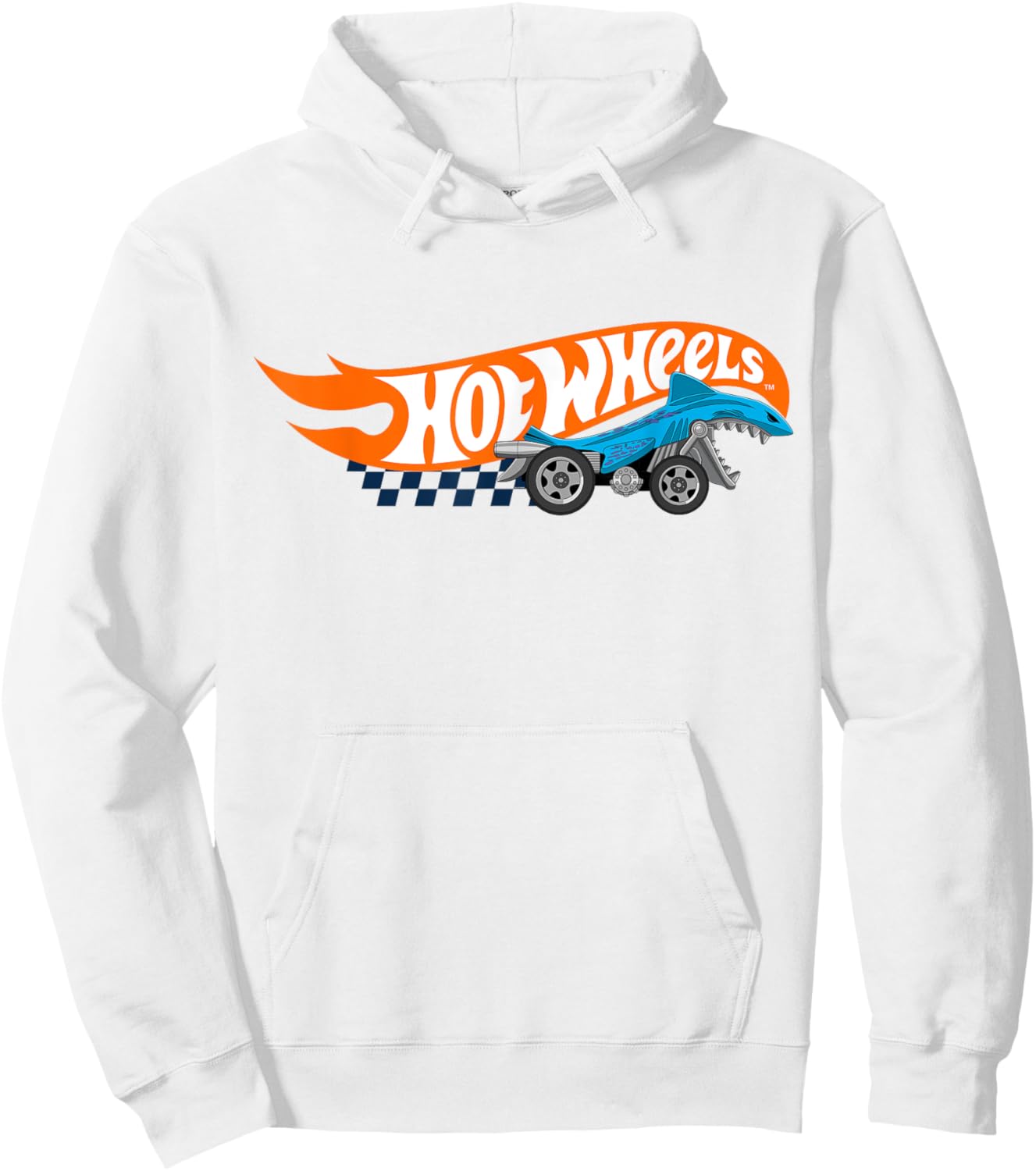 Hot Wheels Shark Bite Hoodie - Hoodie | White