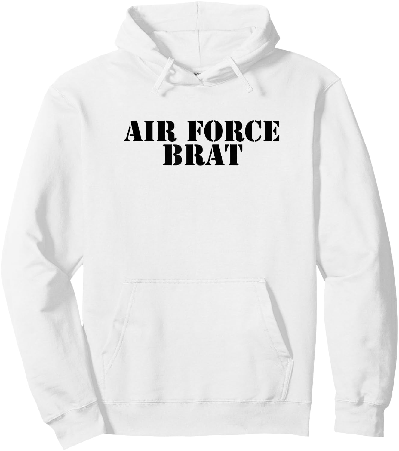Proud Military Brat Child Of An Airman Hoodie - Hoodie | White