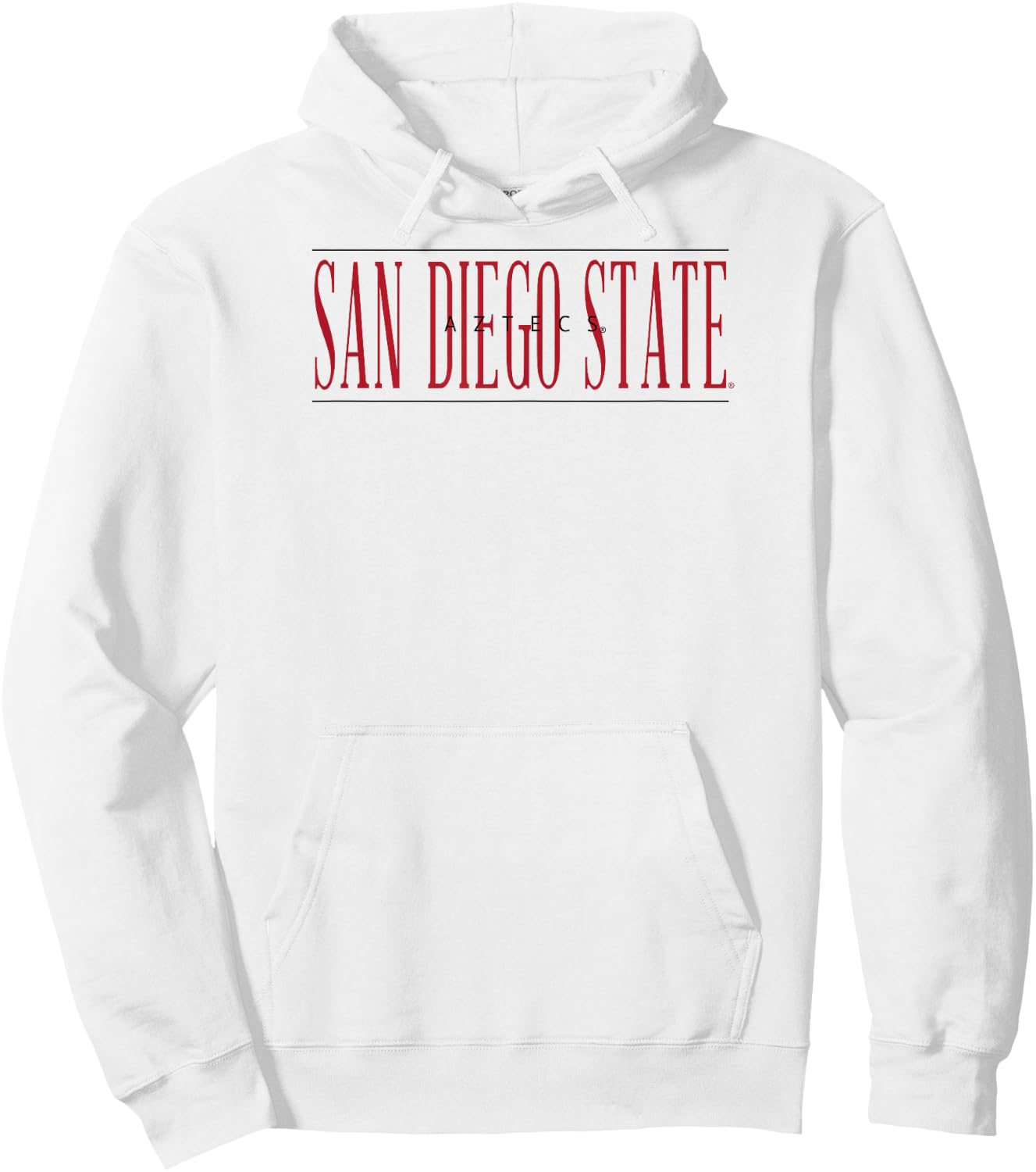 San Diego State Aztecs Psychic Officially Licensed Hoodie - Hoodie | White