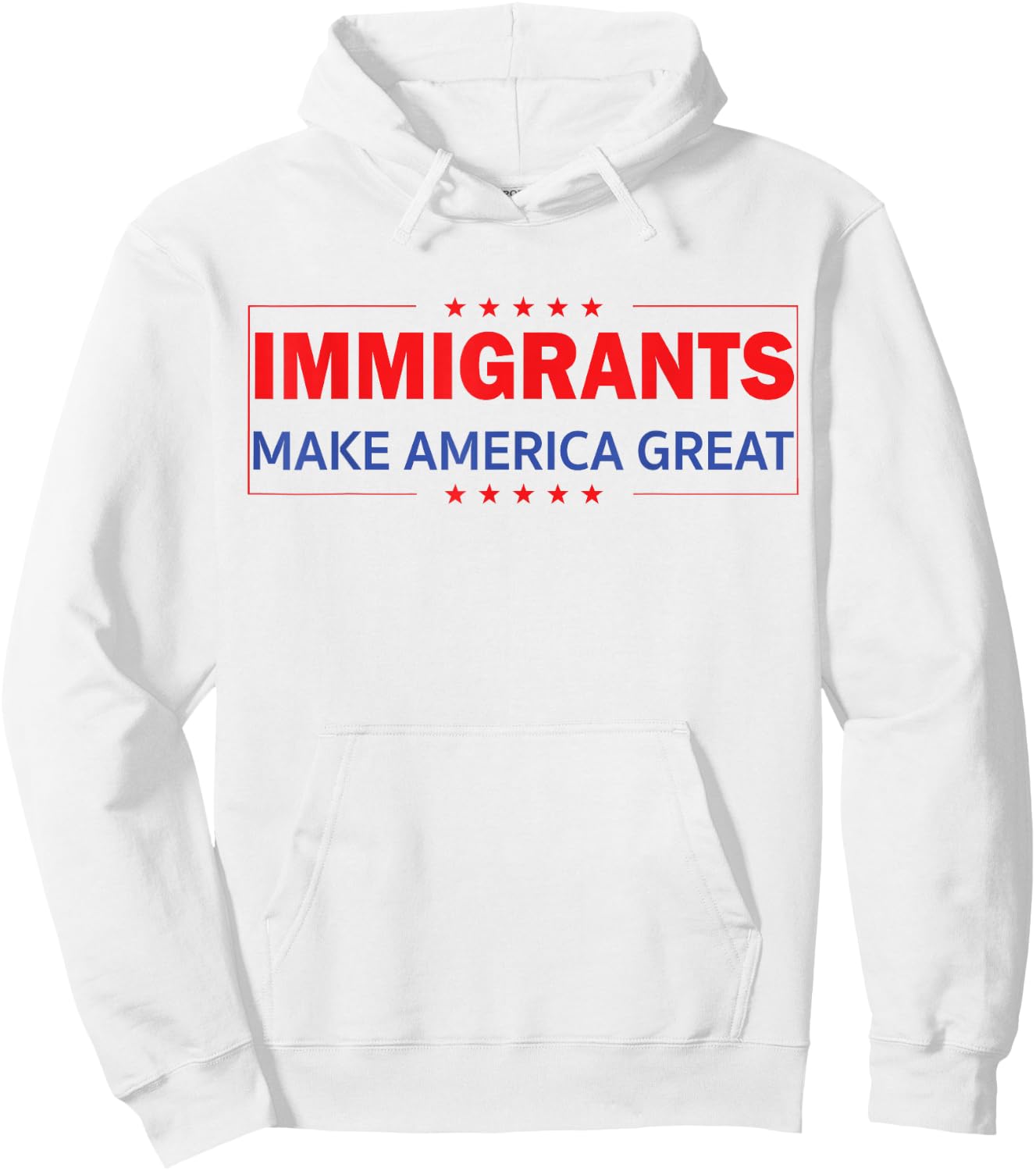 Immigrants Make America Great Hoodie - Hoodie | White