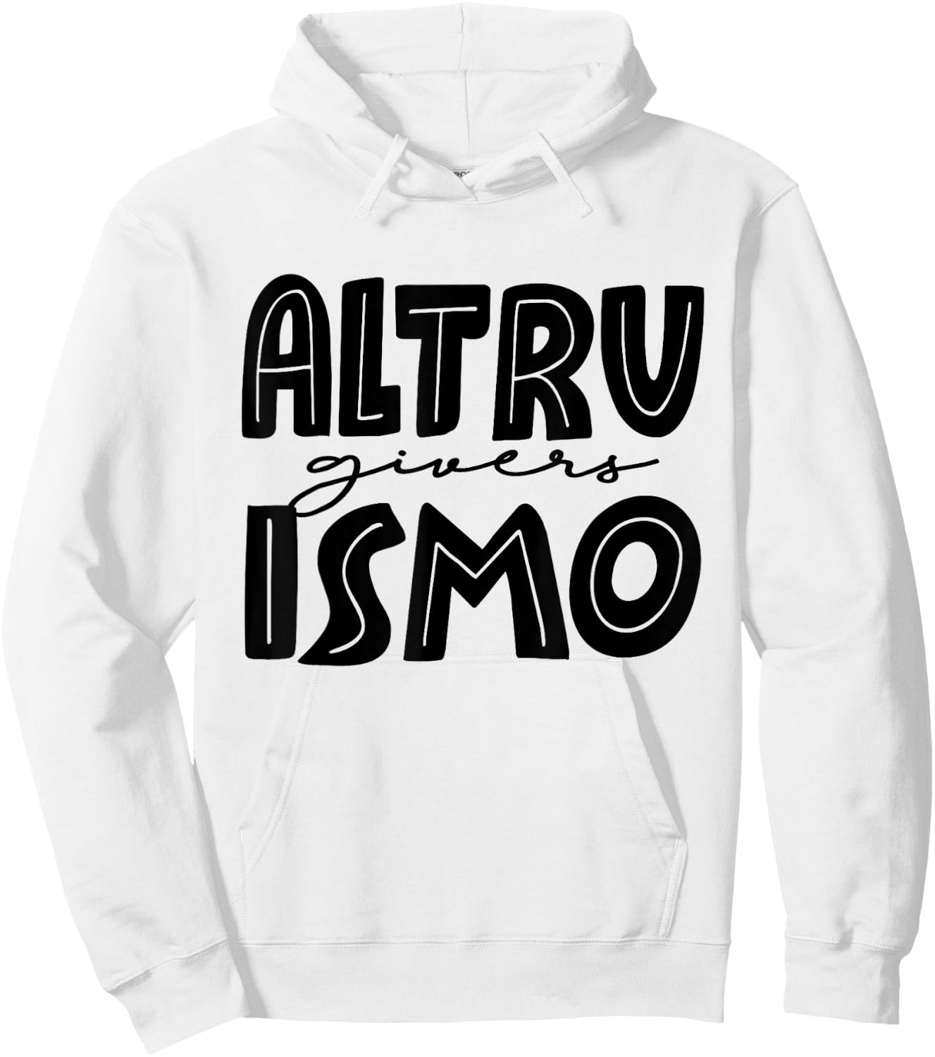 Uniqe ALTRUISMO House of Givers, RCA Givers School Spirit Hoodie - Hoodie | White