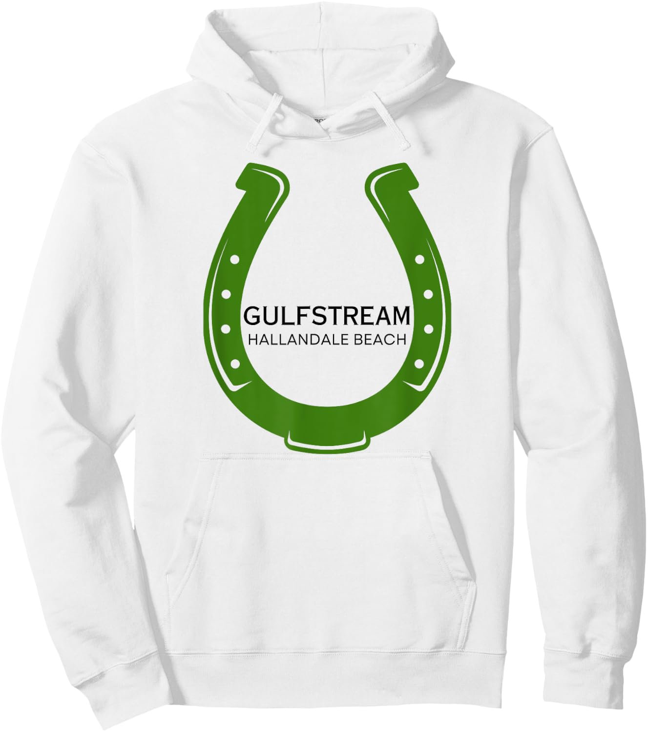 Gulfstream Park Horse Racing Racetrack Horse Racing Course Hoodie - Hoodie | White
