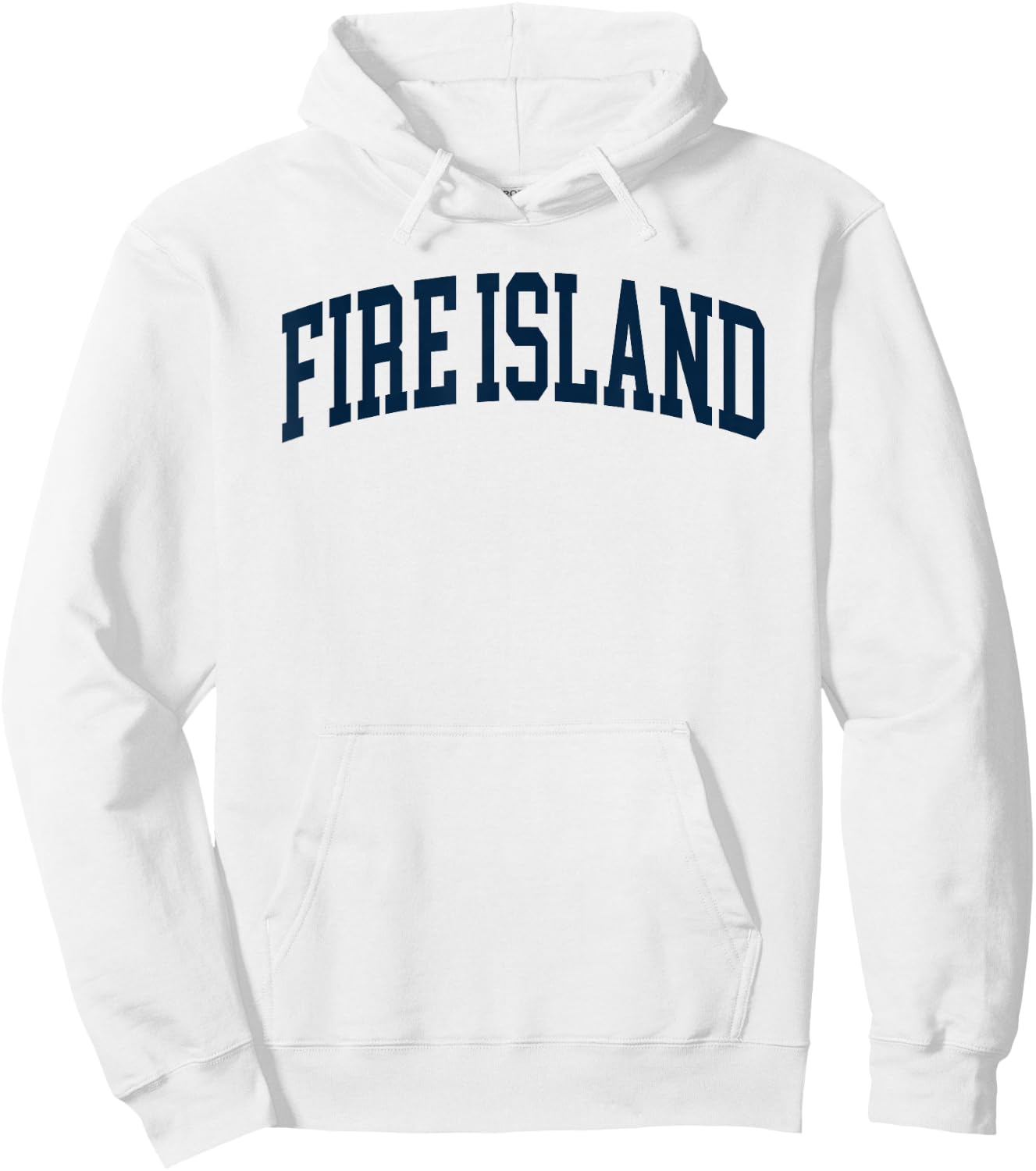 Fire Island New York Souvenir Retro Preppy Throwback Hoodie - Hoodie | White