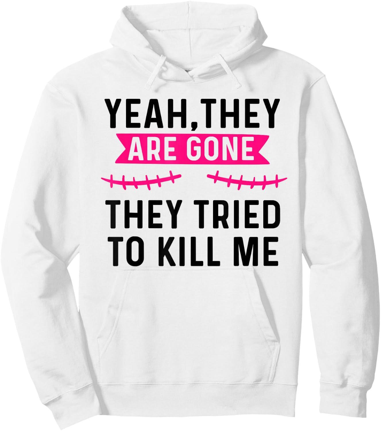 Breast Cancer Survivor Mastectomy They're gone Hoodie - Hoodie | White