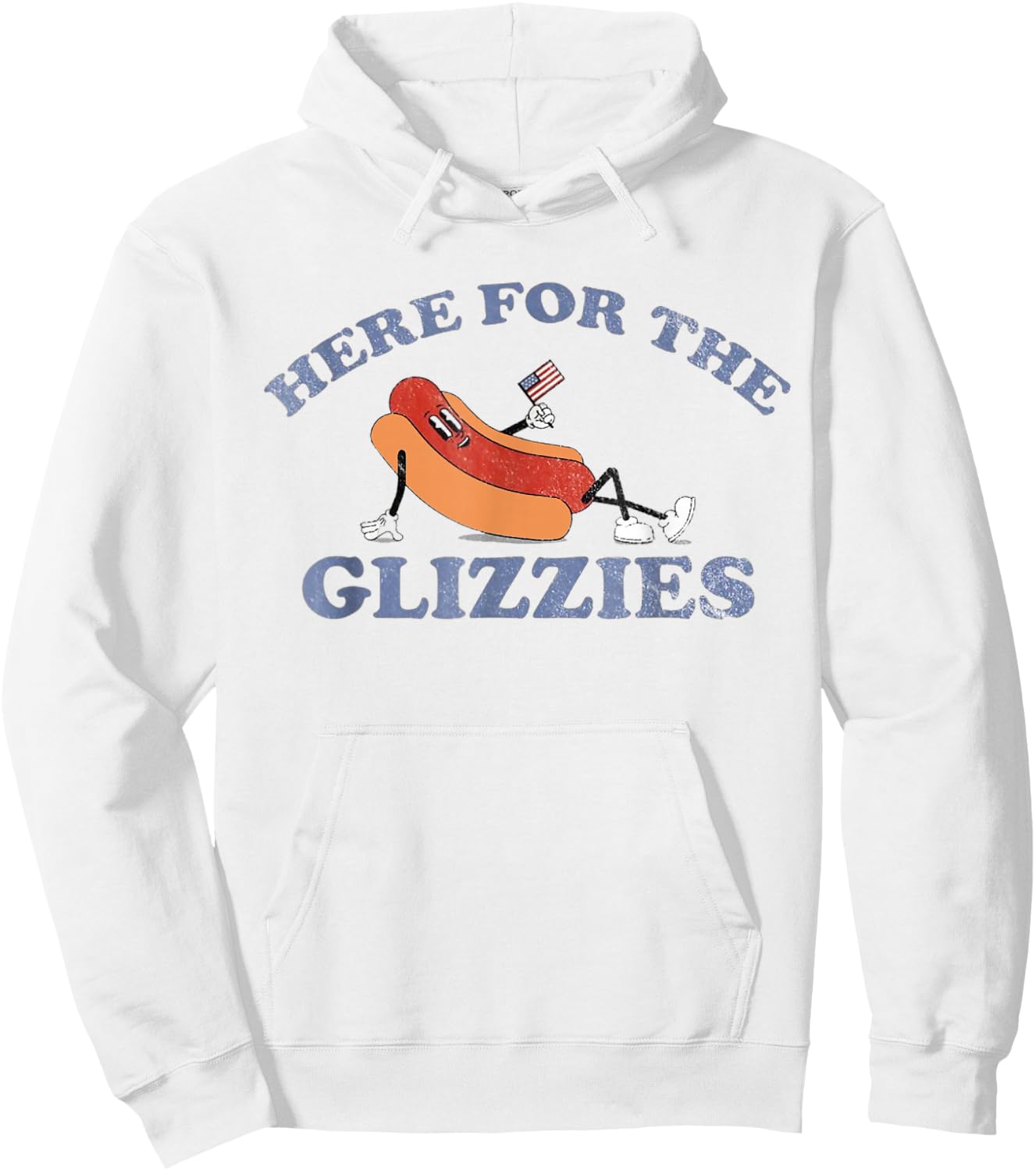HERE for The GLIZZIES 4th of July 2024 Hoodie - Hoodie | White