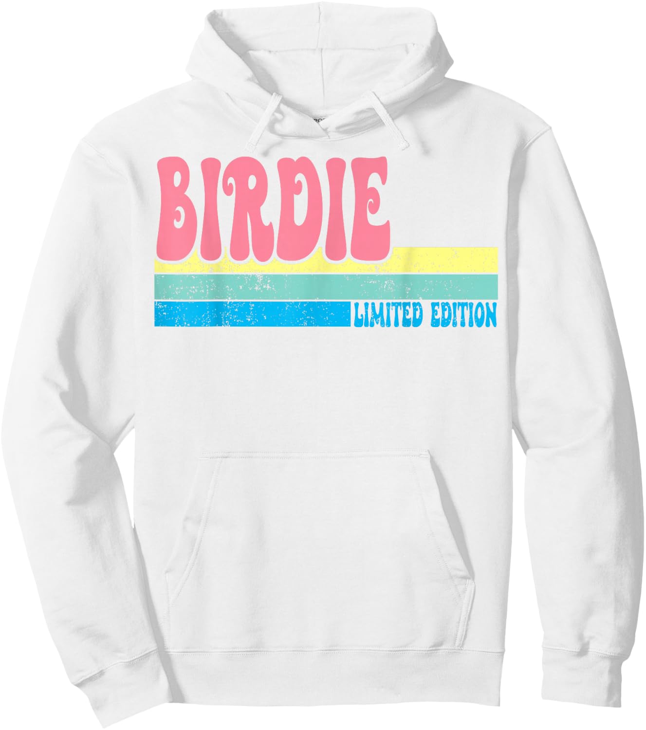 BIRDIE Name Personalized Cute Idea Groovy Women BIRDIE Hoodie - Hoodie | White