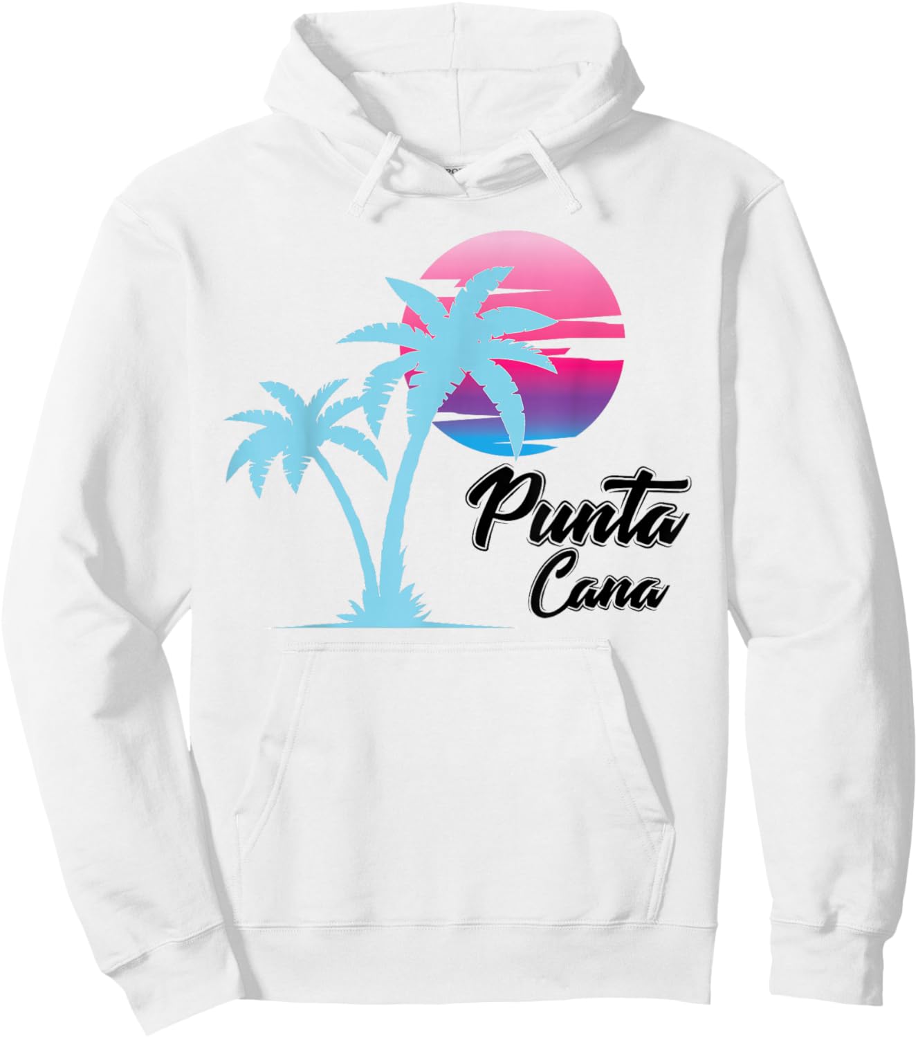 Punta Cana Shirt | Cool Dainty Beach Lovers Gift Hoodie - Hoodie | White