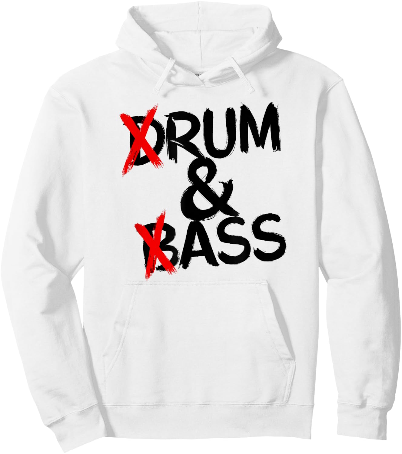 Drum And Bass Rum & Ass Hoodie - Hoodie | White
