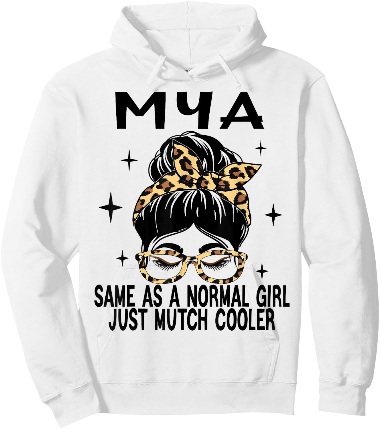 MYA Costume Cute Definition Personalized Name MYA Hoodie - Hoodie | White