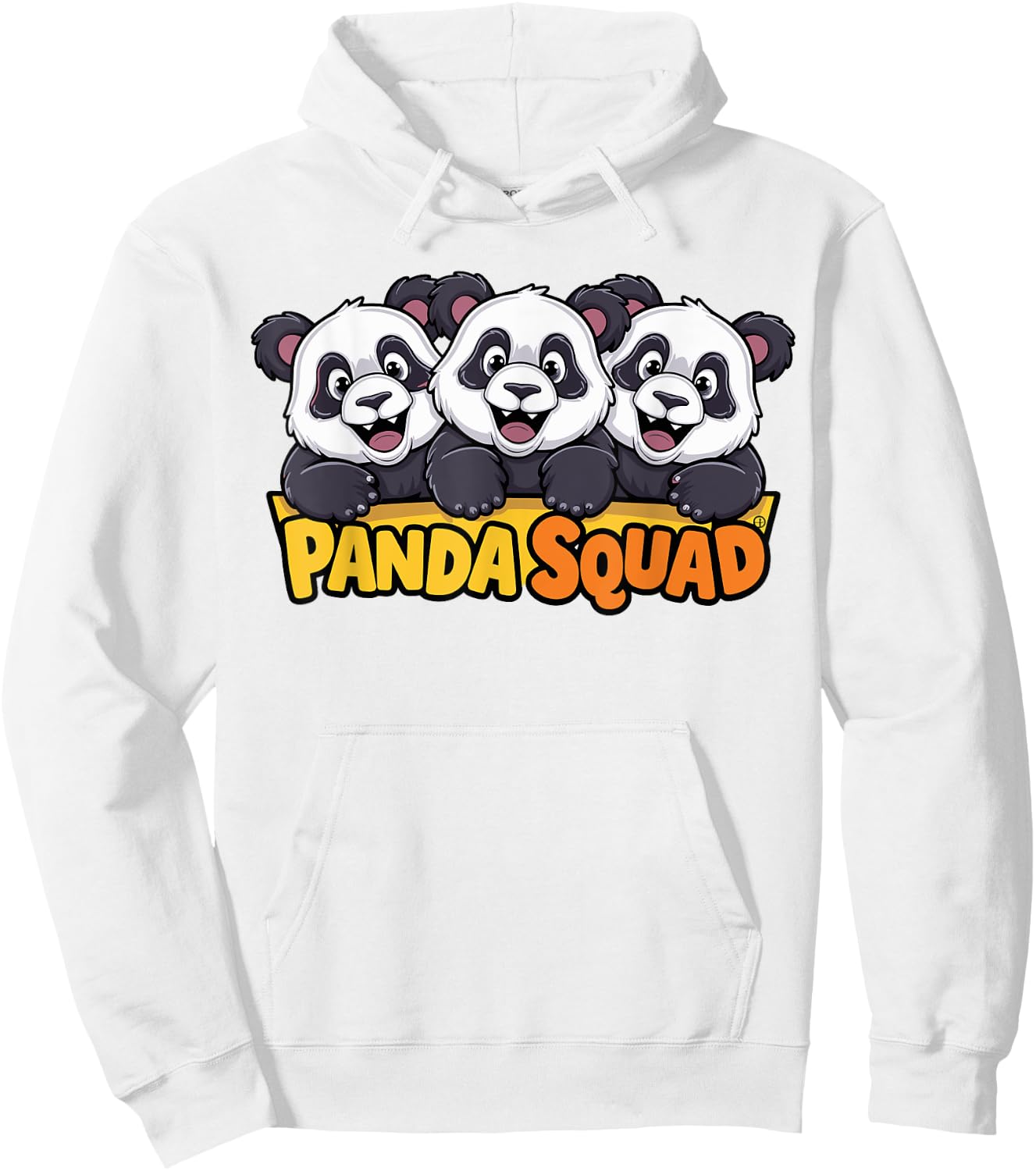 Panda Squad for Panda Lover Shirt | Cool Panda Hoodie - Hoodie | White