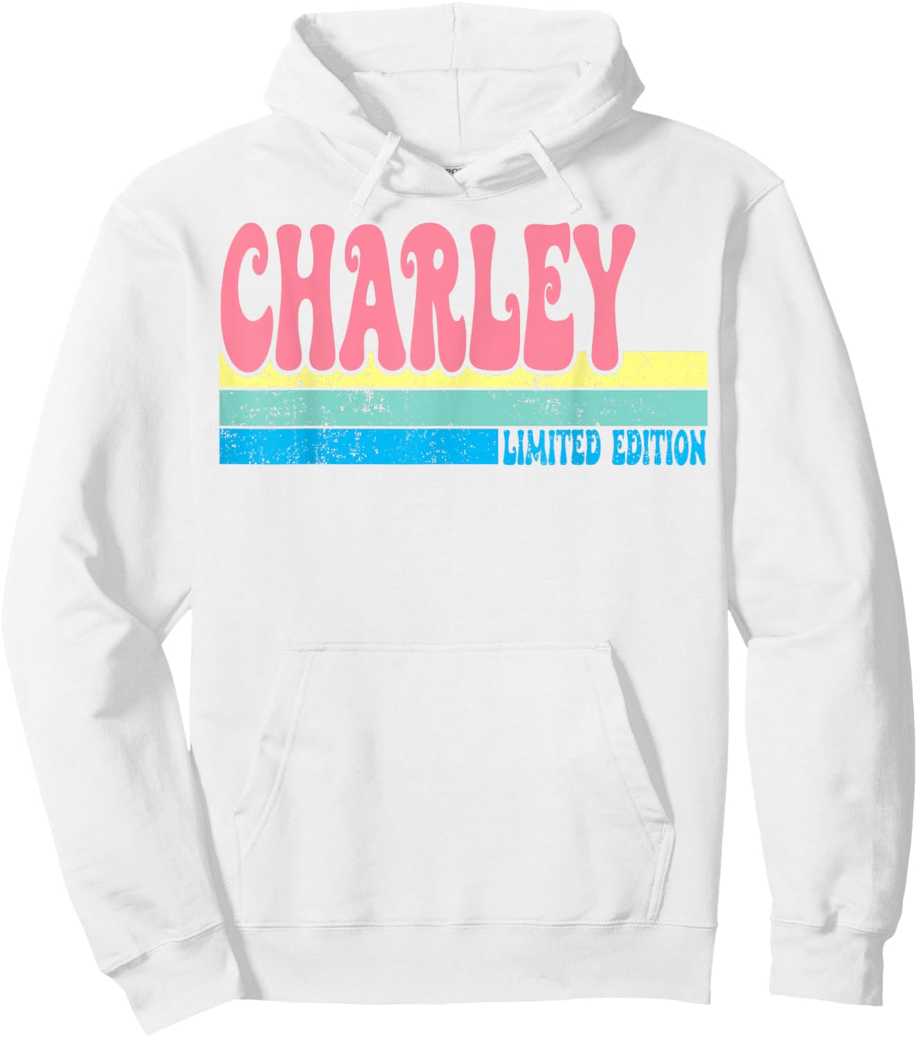 CHARLEY Name Personalized Cute Idea Groovy Women CHARLEY Hoodie - Hoodie | White