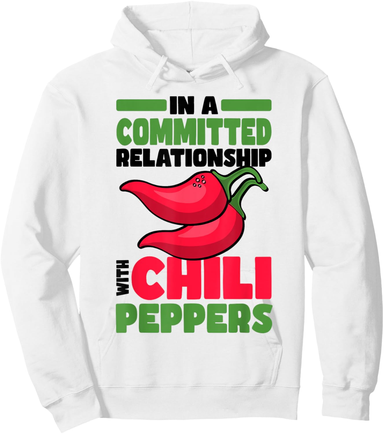 Spicy Food Lover Chili Hoodie - Hoodie | White
