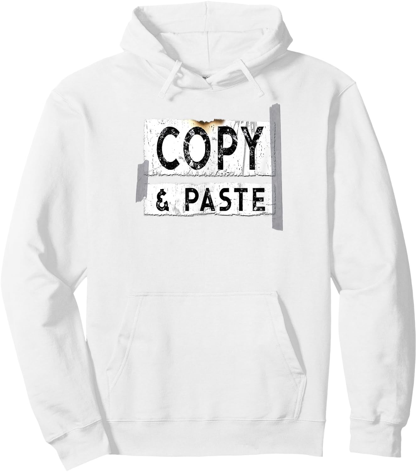 Copy & Paste Computer Geek Hoodie - Hoodie | White