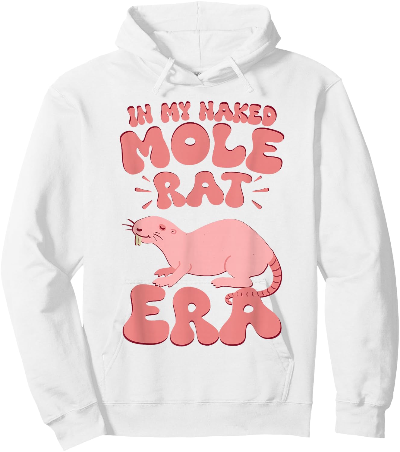 Naked Mole Rat Enthusiast Hoodie - Hoodie | White