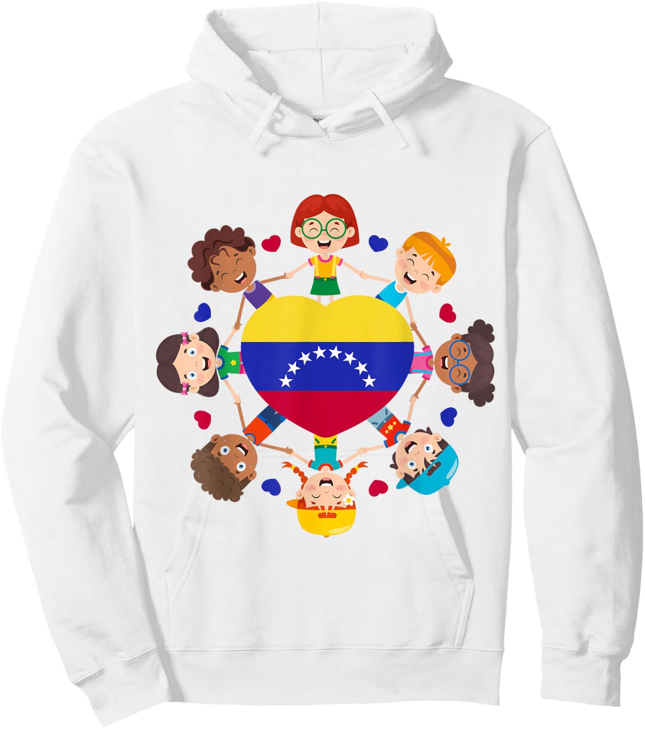 Venezuela Hispanic Heritage Toddler Venezuelan Girl Boy Kids Hoodie - Hoodie | White