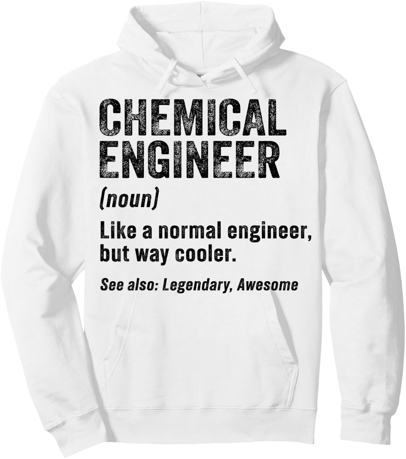 Funny Chemical Engineer Definition Chemical Engineering Hoodie - Hoodie | White