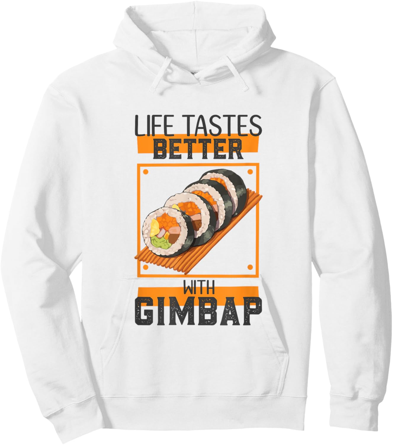 I love Gimbap Hoodie - Hoodie | White