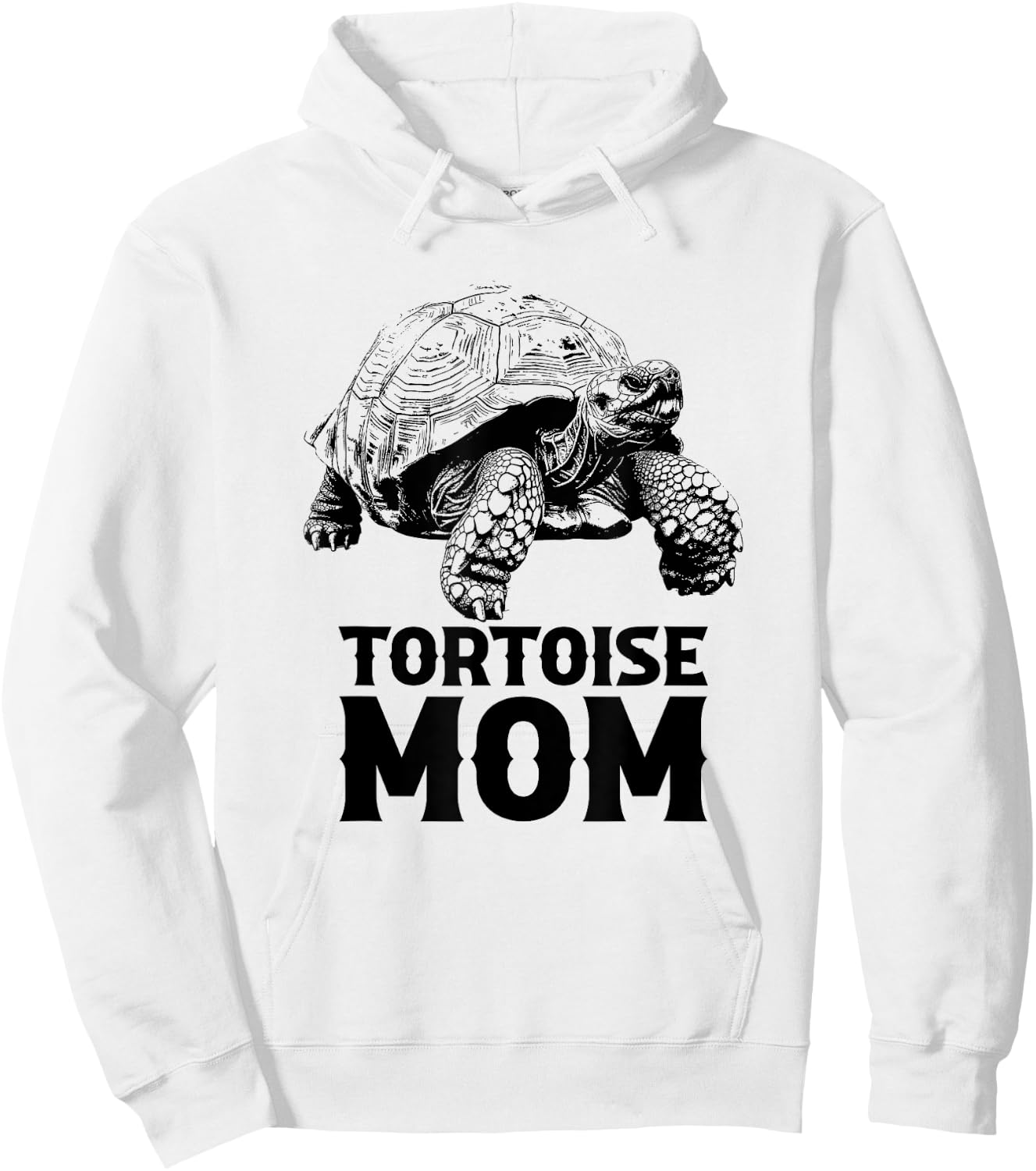 African Sulcata Tortoise mom Hoodie - Hoodie | White