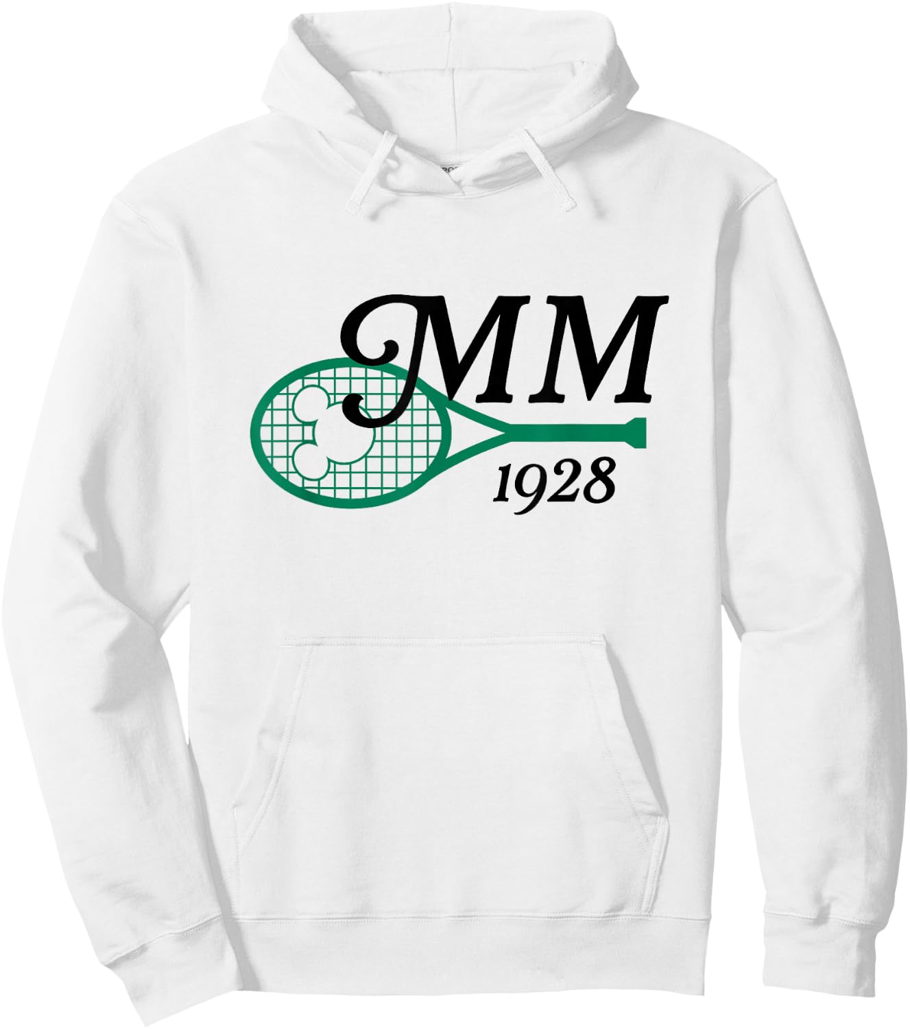 Disney Mickey And Friends 1928 Tennis Club Big Chest Logo Hoodie - Hoodie | White