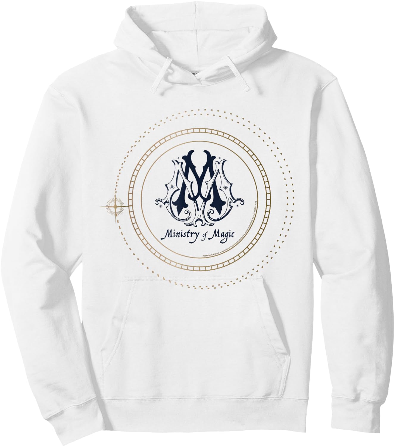 Harry Potter Ministry of Magic Emblem Hoodie - Hoodie | White