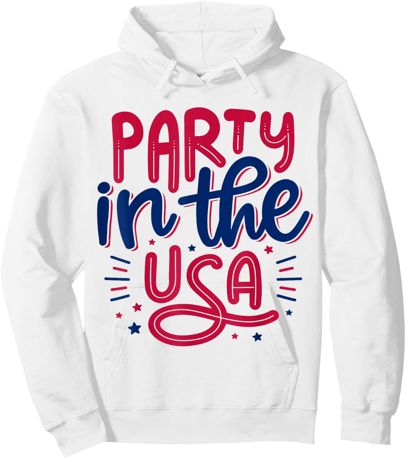 Party In The USA Vintage Independence Day 4th Of July 2024 Hoodie - Hoodie | White